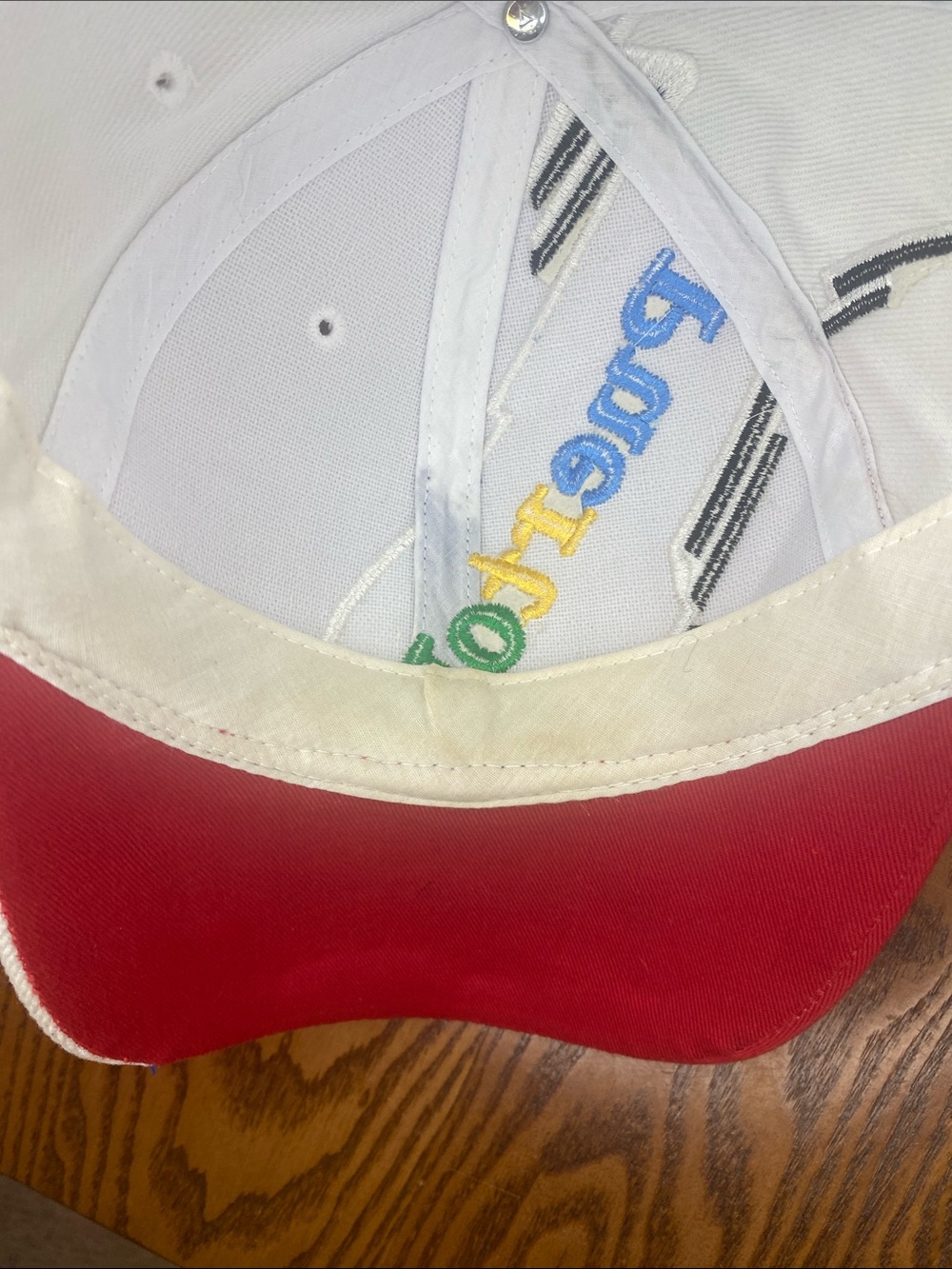 Colorblock Embroidered Baseball Cap with Multicolor Lettering  - Puerto Rico - Picture 10 of 10